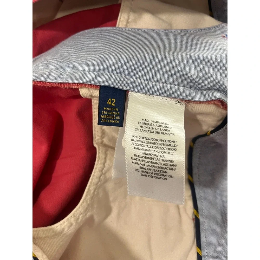 Polo Ralph Lauren short Men's Size 42 nantkt red chino stretch classic fit NEW‎